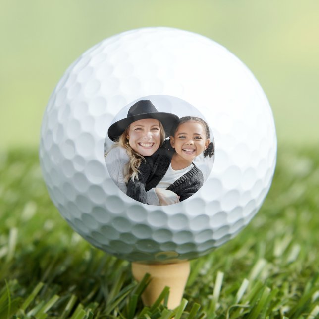 Balles De Golf Créez votre propre photo simple (Create your Own Photo Golf Balls)