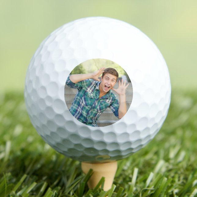 Balles De Golf Créez votre propre visage drôle (Create your Own Funny Face Golf Balls)