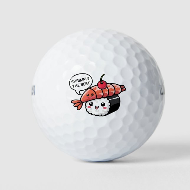 Balles De Golf creuser le meilleur kawaii sushi (Devant)