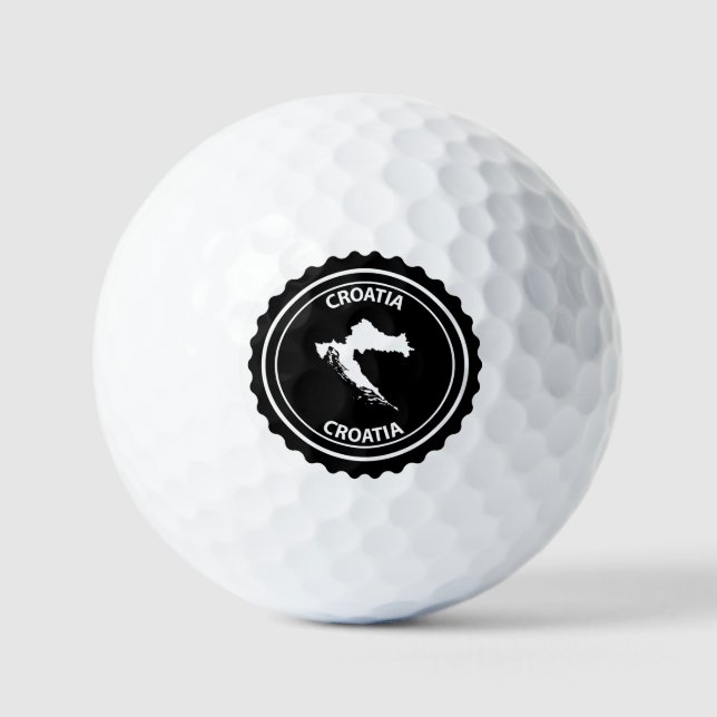 Balles De Golf Croatie (Recto)