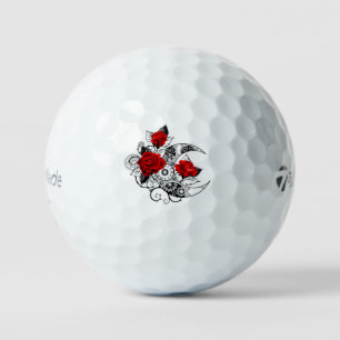 Balles De Golf Croissant mécanique avec roses rouges
