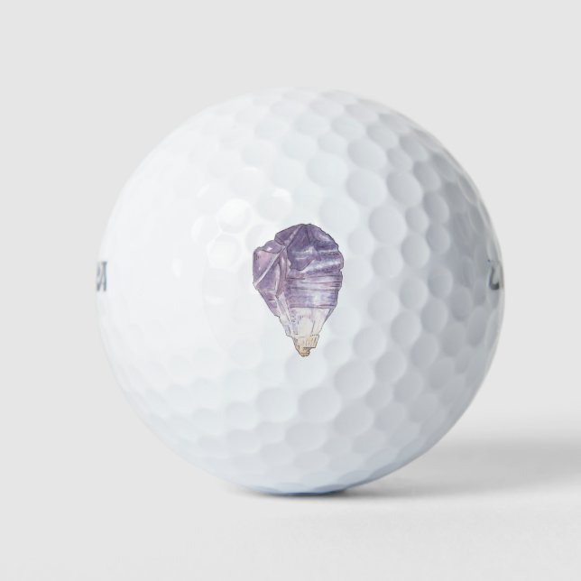 Balles De Golf Crystal Amethyst (Devant)