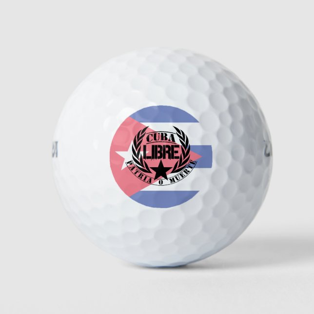 Balles De Golf Cuba Libre Motto Laurels (Devant)