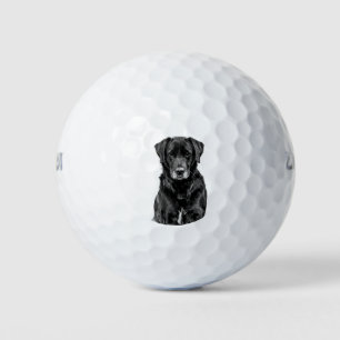 Balles De Golf Cuisine Labrador Chien noir Chien Chien Chien Chie
