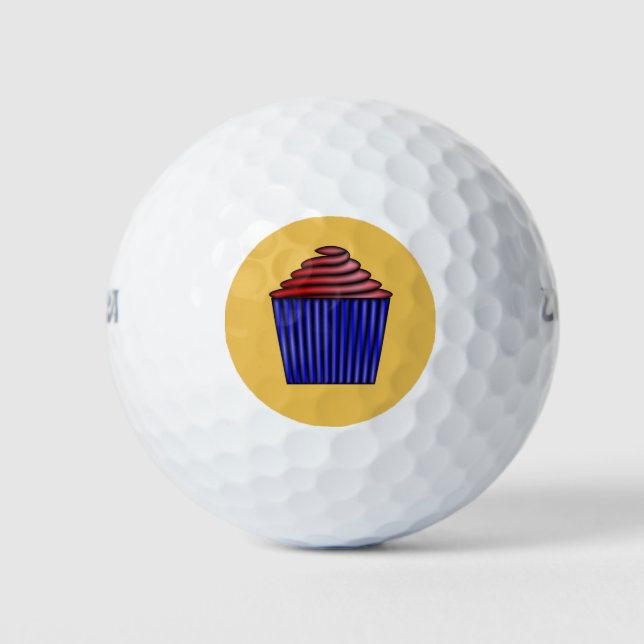 Balles De Golf Cupcake par Kenneth Yoncich (Devant)