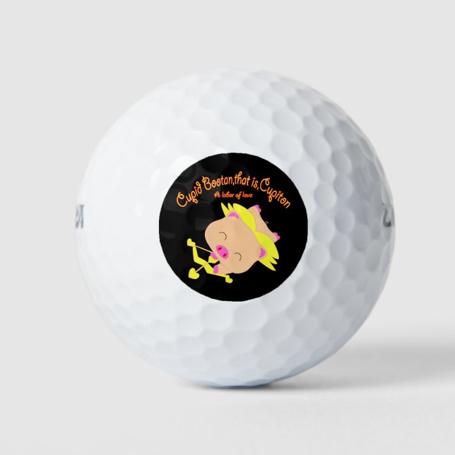 Balles De Golf Cupidon Bootan (Devant)