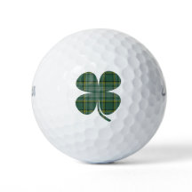 Currie Plaid Golf Balls Shamrocks
