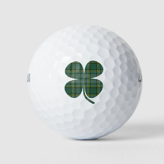 Balles De Golf Currie Plaid Golf Balls Shamrocks (Devant)
