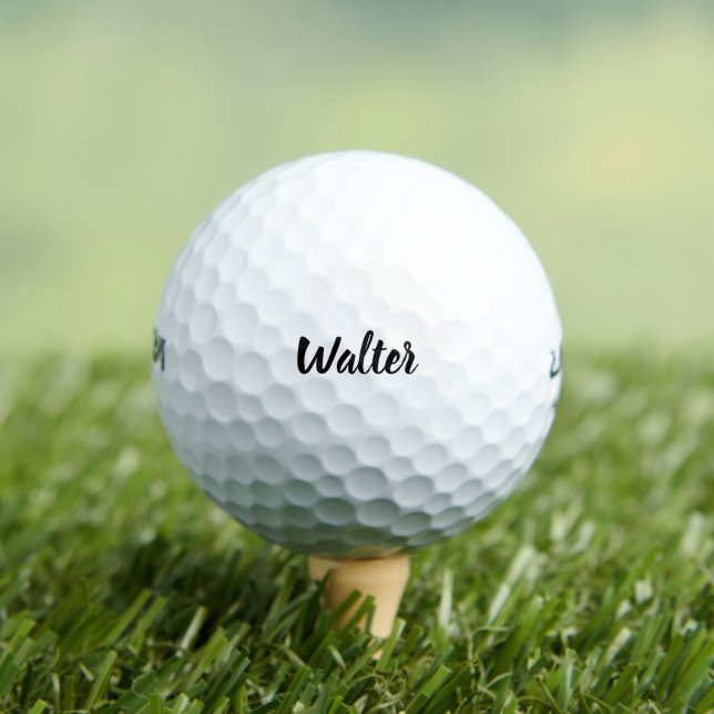 Balles De Golf Curvy Walter Name, (T-shirt Insitu)