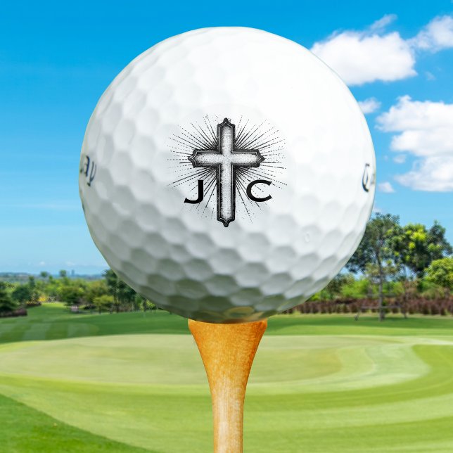 Balles De Golf Custom Create Your Own Christian Faith (Christian Faith Cross Golf Ball.
Monogrammed with golfers initials. )