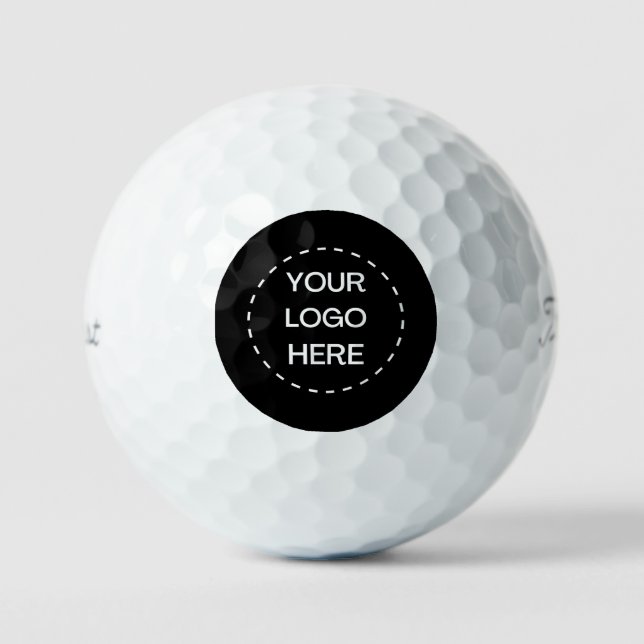 Balles De Golf Custom Double Sided Logo (Recto)