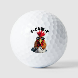 Balles De Golf Custom Golf Balls Humor - F Caw F Balls