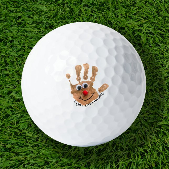 Balles De Golf Custom Kids' Handprint Art Keepsake (Créateur téléchargé)