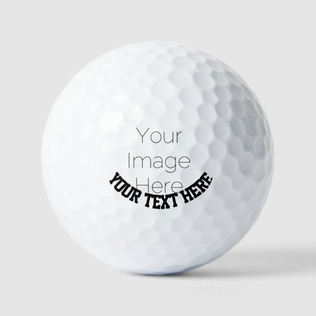 Balles De Golf Custom Photo – Personalized text (Recto)