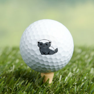 Balles De Golf Cute Cartoon Honey Badger