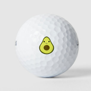 Balles De Golf Cute Kawaii Avocado