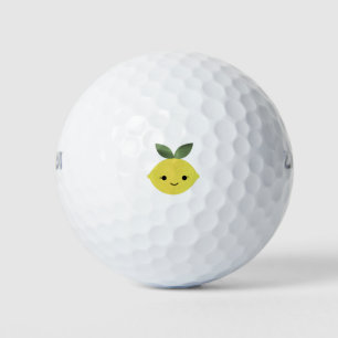 Balles De Golf Cute Kawaii Lemon