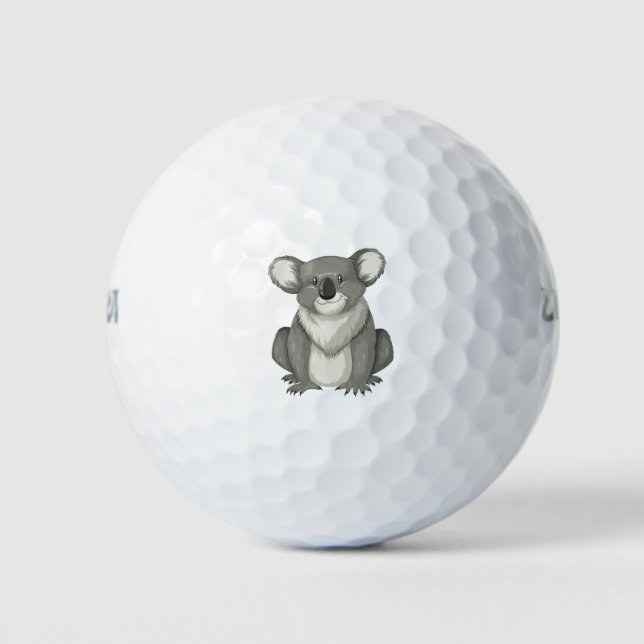 Balles De Golf Cute koala (Devant)