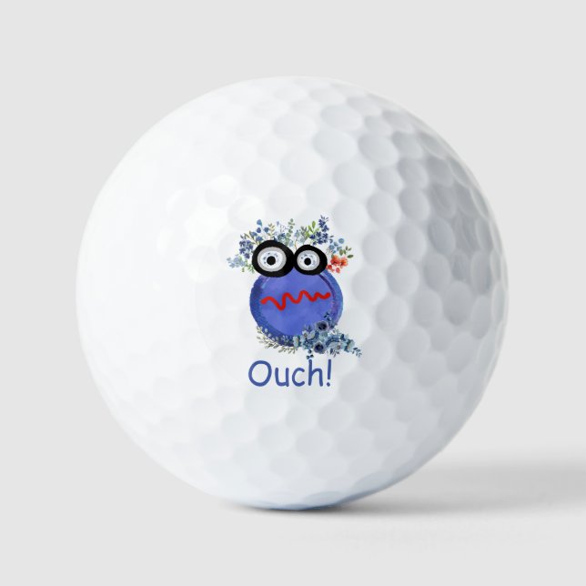 Balles De Golf Cute Save The Planet Golf Balls (Recto)