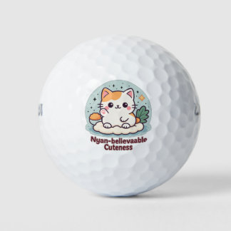 Balles De Golf Cutesse Nyan crédible - Cute Kawaii Cat