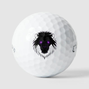 Balles De Golf Cyberpunk Lion Golf Ball-Futuristic Bold Design ⛳