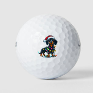 Balles De Golf Dachshund Chien Maman Noël Propriétaire Cadeau