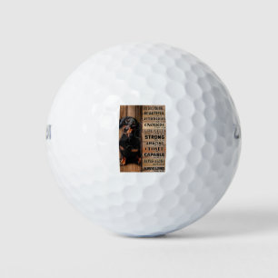Balles De Golf Dachshund Dieu Dit Que Vous Êtes