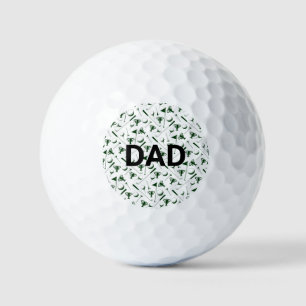 Balles De Golf DAD Golfing Sports INITIALES Fête des pères Classi
