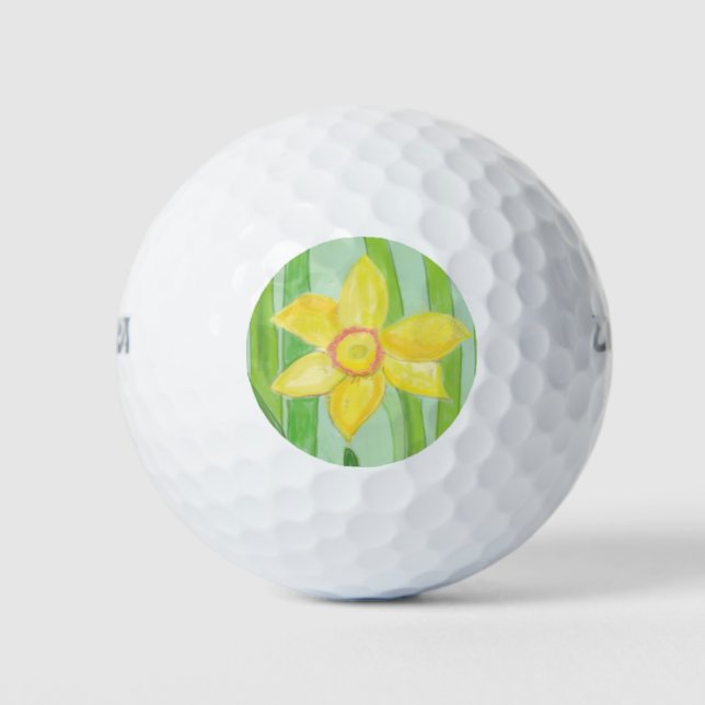 Balles De Golf Daffodique jaune (Devant)
