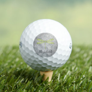 Balles De Golf Damas de libellule verte