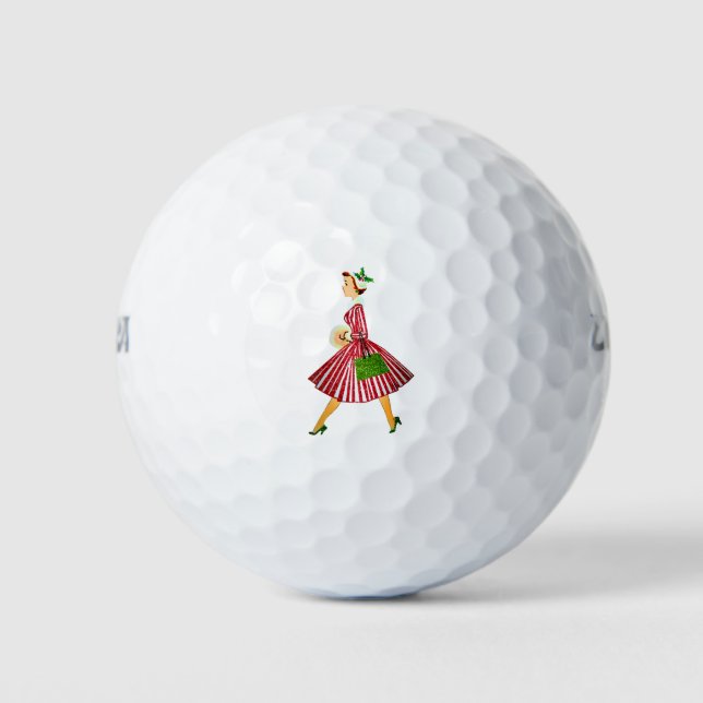 Balles De Golf dame de noël (Devant)