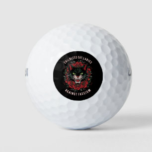 Balles De Golf Dames Chats Sans Enfants Contre le Fascisme