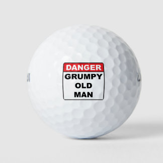 Balles De Golf Danger : Vieux Grumpy
