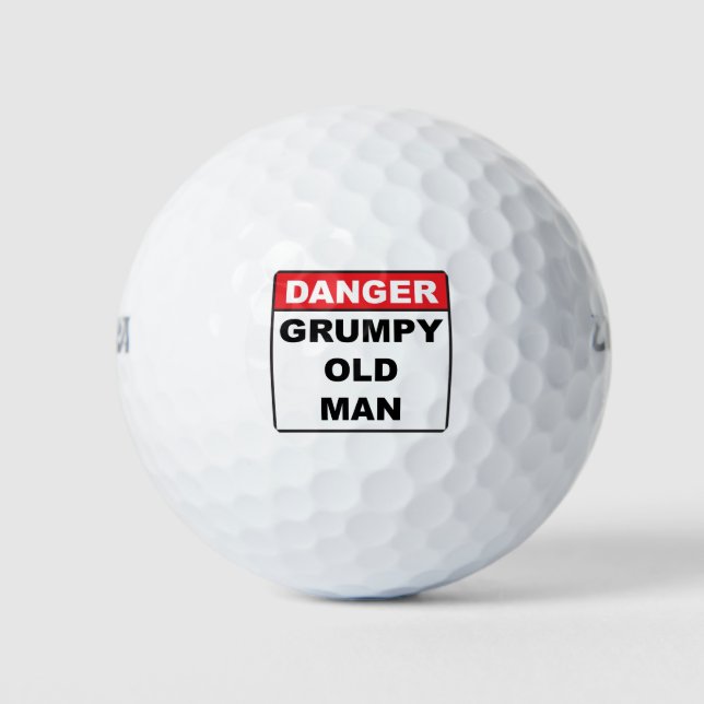 Balles De Golf Danger : Vieux Grumpy (Devant)