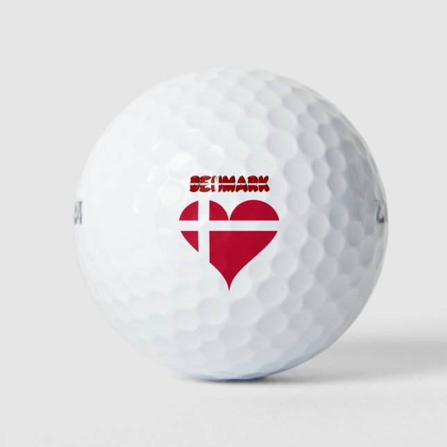 Balles De Golf Danish heart (homonymie) (Devant)
