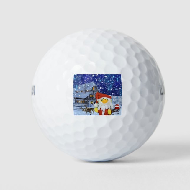 Balles De Golf Danny Duck rend visite au Père Noël (Devant)