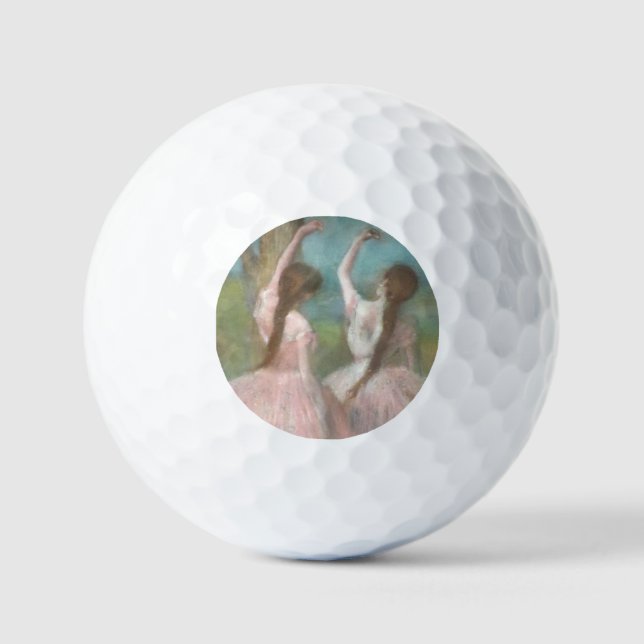 Balles De Golf Danseurs en Pink Edgar Degas (Recto)