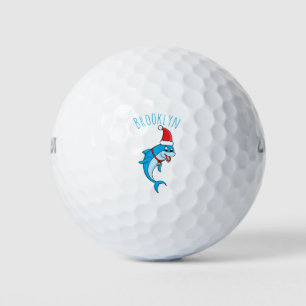 Balles De Golf Dauphin mignon avec dessin animé du chapeau du Pèr