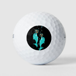 Balles De Golf dauphins jouant avec des ballons d'eau