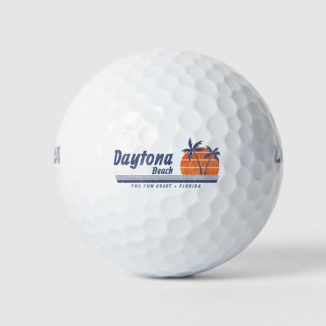 Balles De Golf Daytona Beach Floride Fun Coast (Devant)
