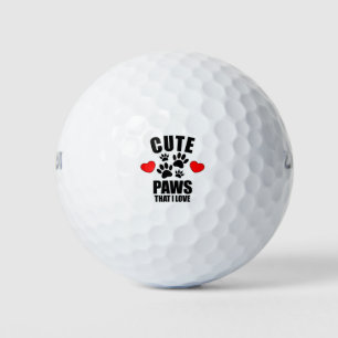 Balles De Golf De Belles Pâtes Que J'Aime