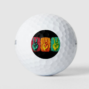 Balles de golf de la paix