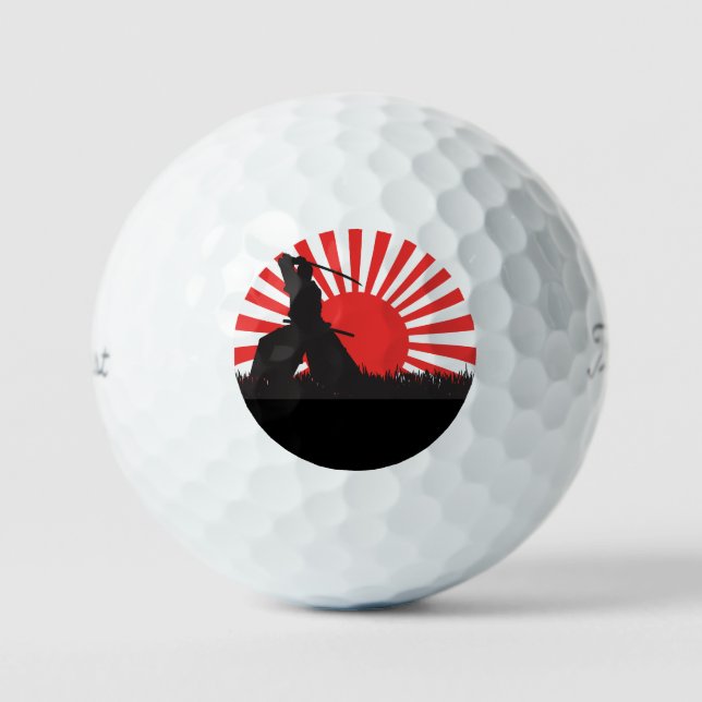 Balles de Golf de Précision Samouraï Guerrier (Recto)