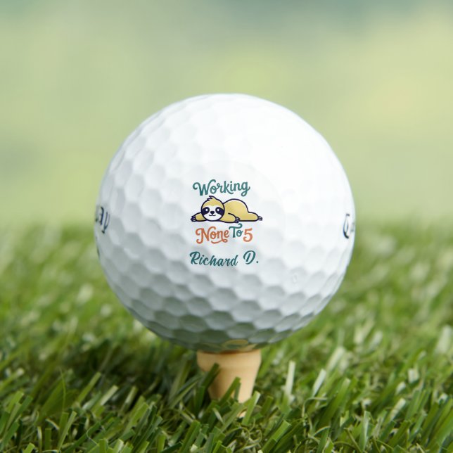 Balles de Golf de Retraite - Callaway Drôle de 9 à (T-shirt Insitu)