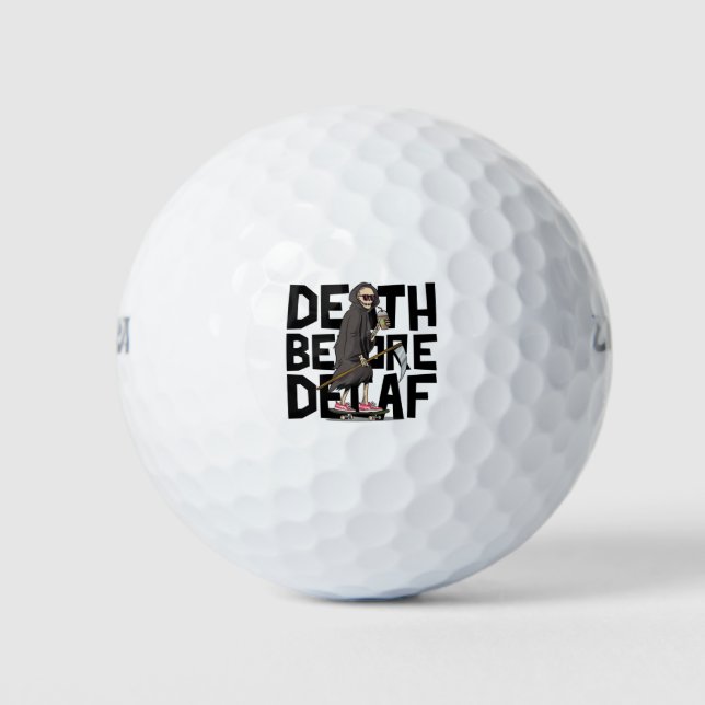 Balles De Golf Décès avant décaf (Devant)