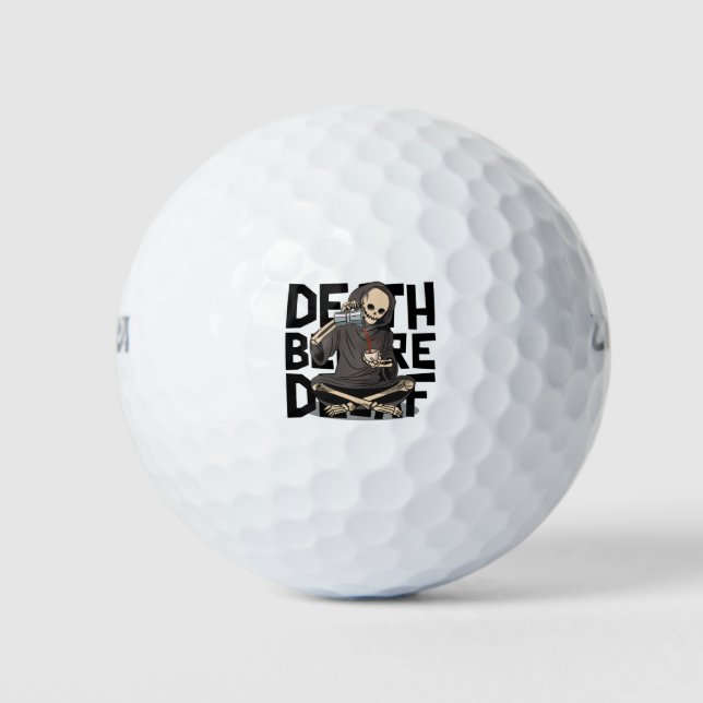 Balles De Golf Décès avant décaf (Devant)