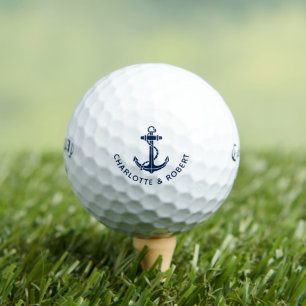 Balles De Golf Décoration de mariage de plage avec ancre de batea