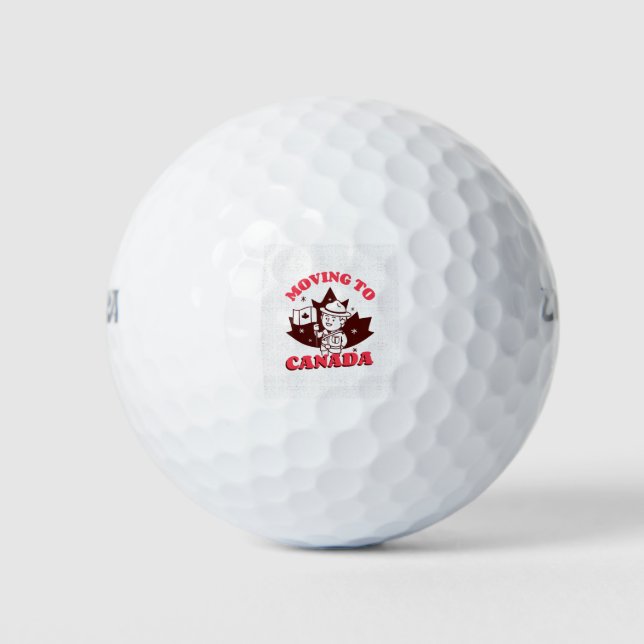 Balles De Golf Déménagement au Canada (Devant)