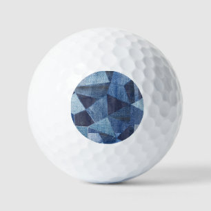 Balles De Golf Denim Urban : Patchwork à rayures détendues.