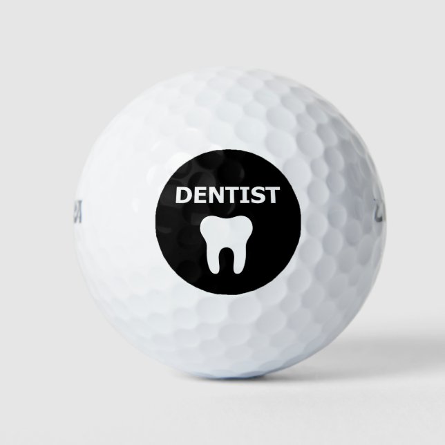 Balles De Golf Dentiste, conception des dents (Devant)